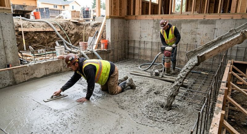 Basement Concrete Installation in Fort Wayne, IN