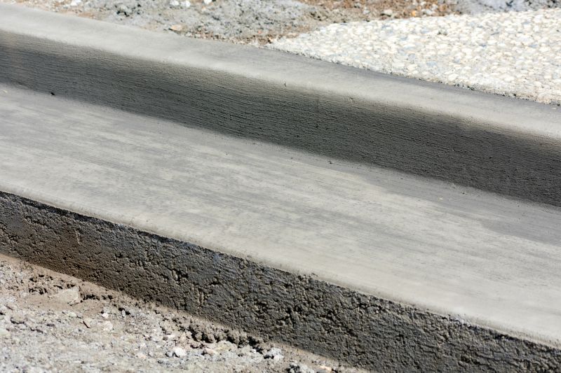 Concrete Curbing in Spring