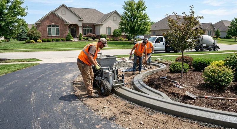 Concrete Edging Installation Service