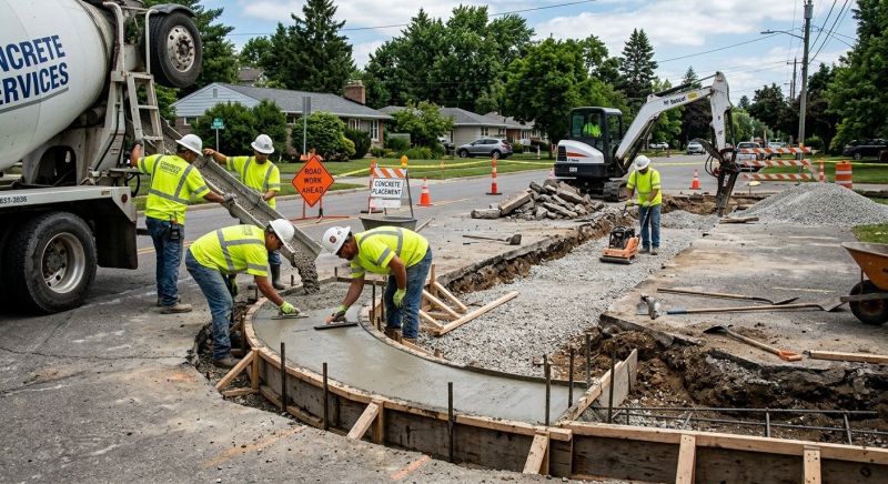 Concrete Edging Installation Service